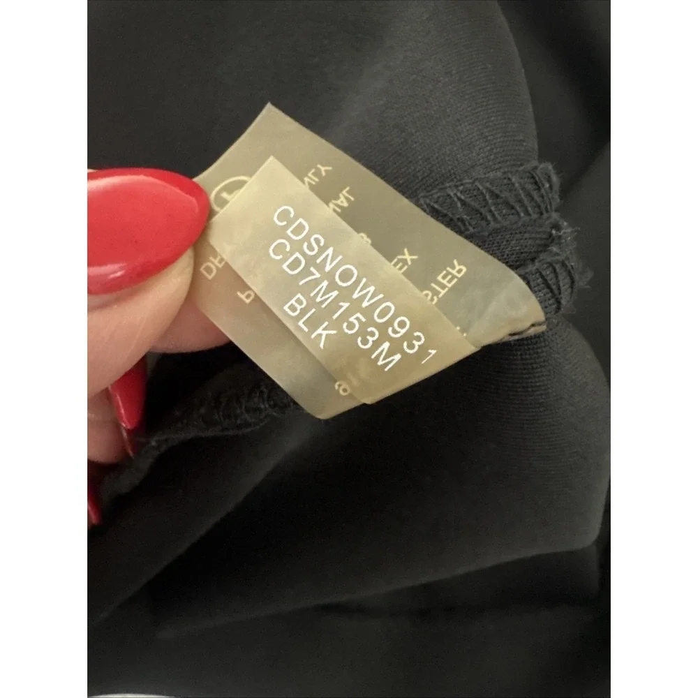 CALVIN‎ KLEIN BLACK & GOLD DRESS SIZE 12 SLEEVELESS